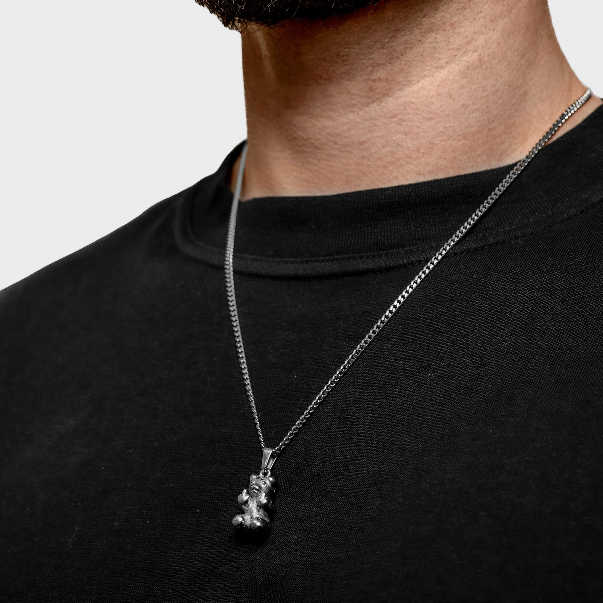 PANDANTIV - OFFENSIVE BEAR (ARGINTIU)