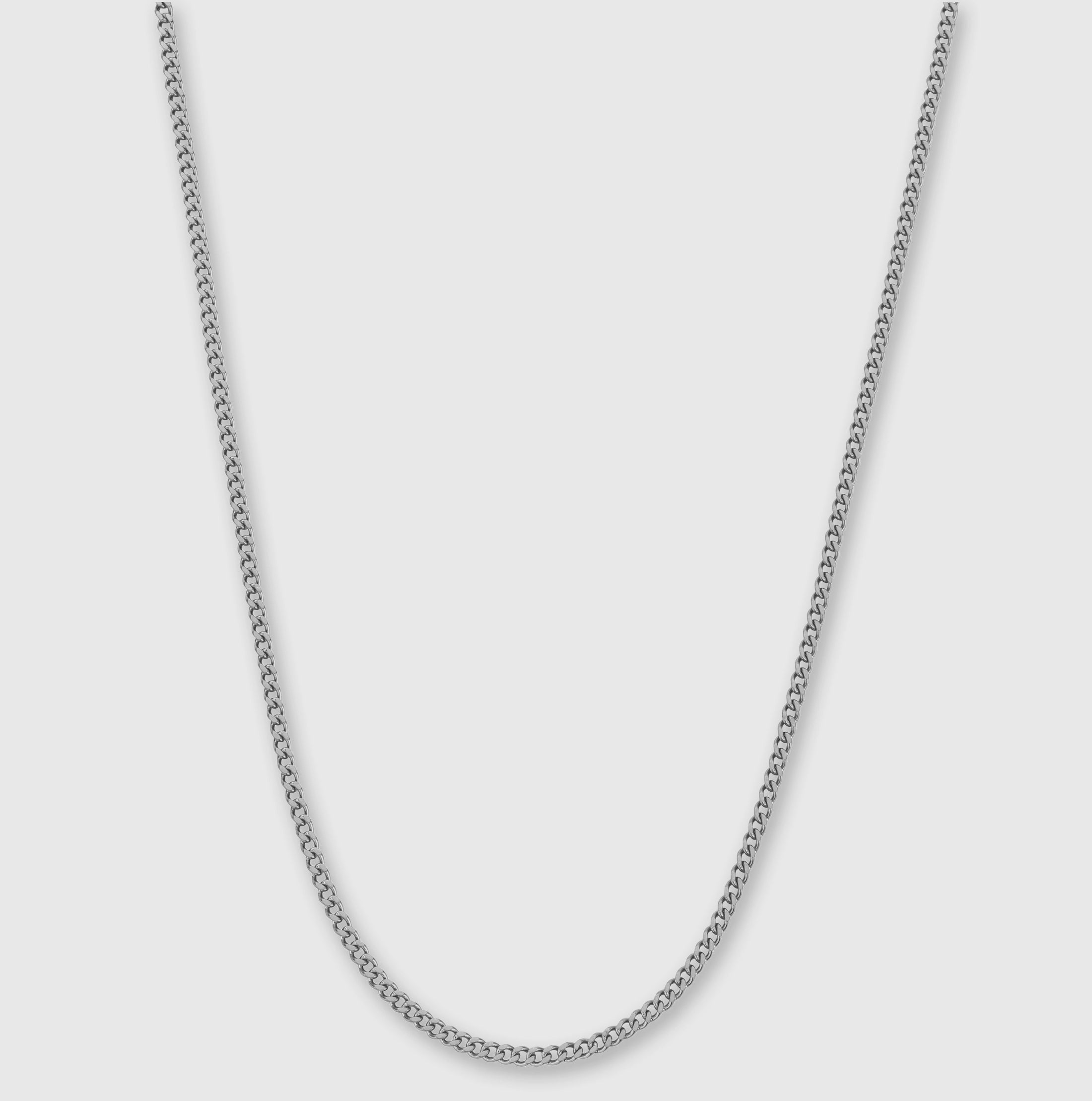 CUBAN CHAIN - 2MM (SILVER)