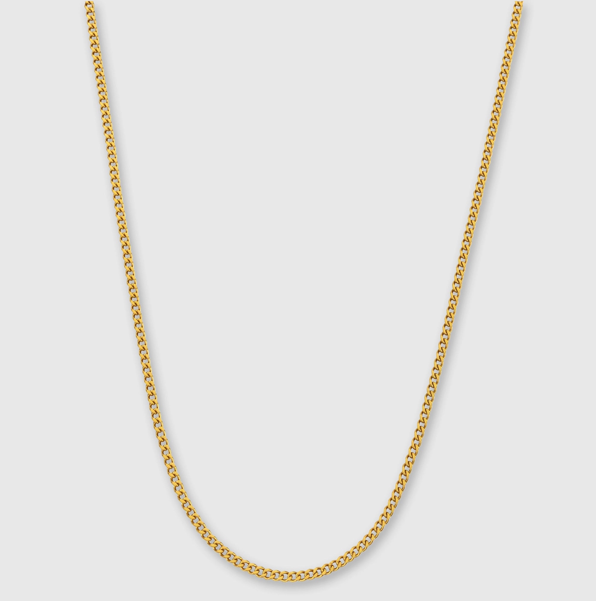 COLIER - CUBAN CHAIN (3MM, AURIU)