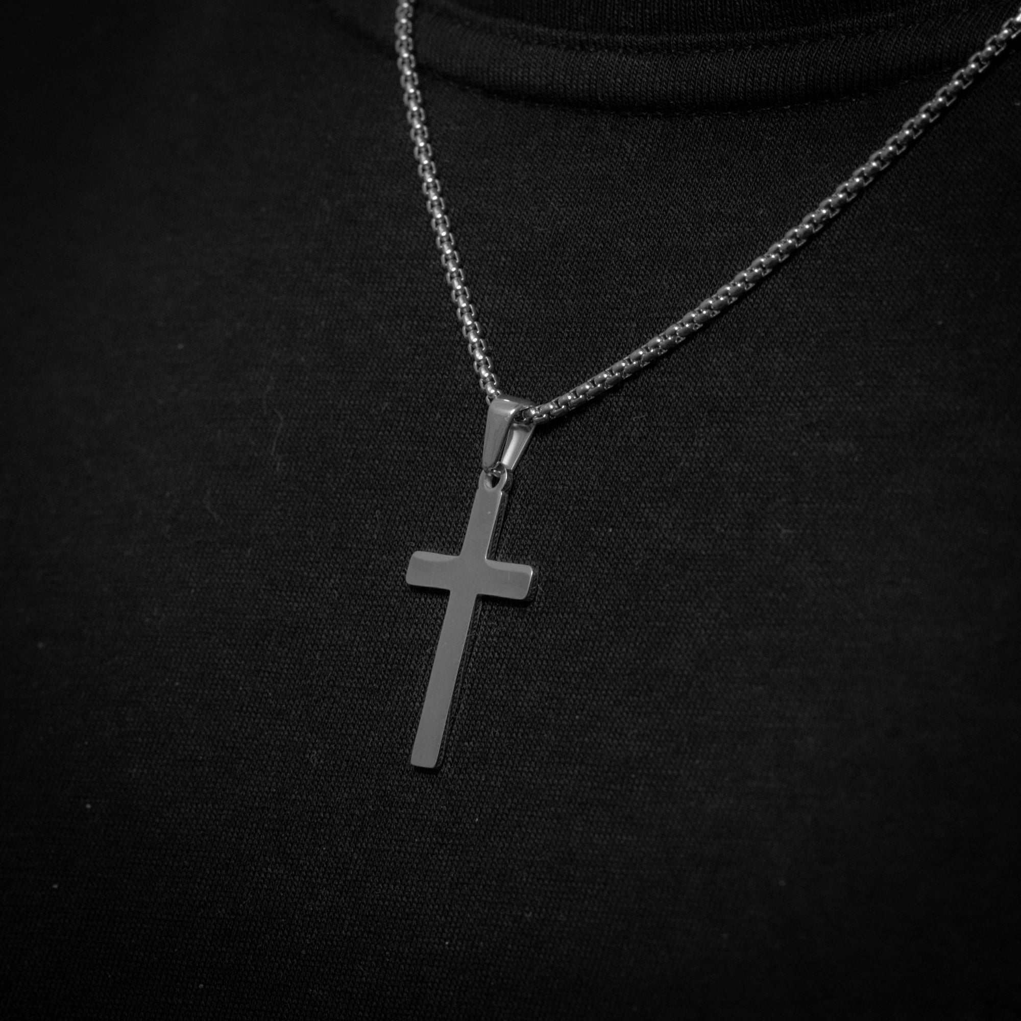 PANDANTIV - CROSS (ARGINTIU)