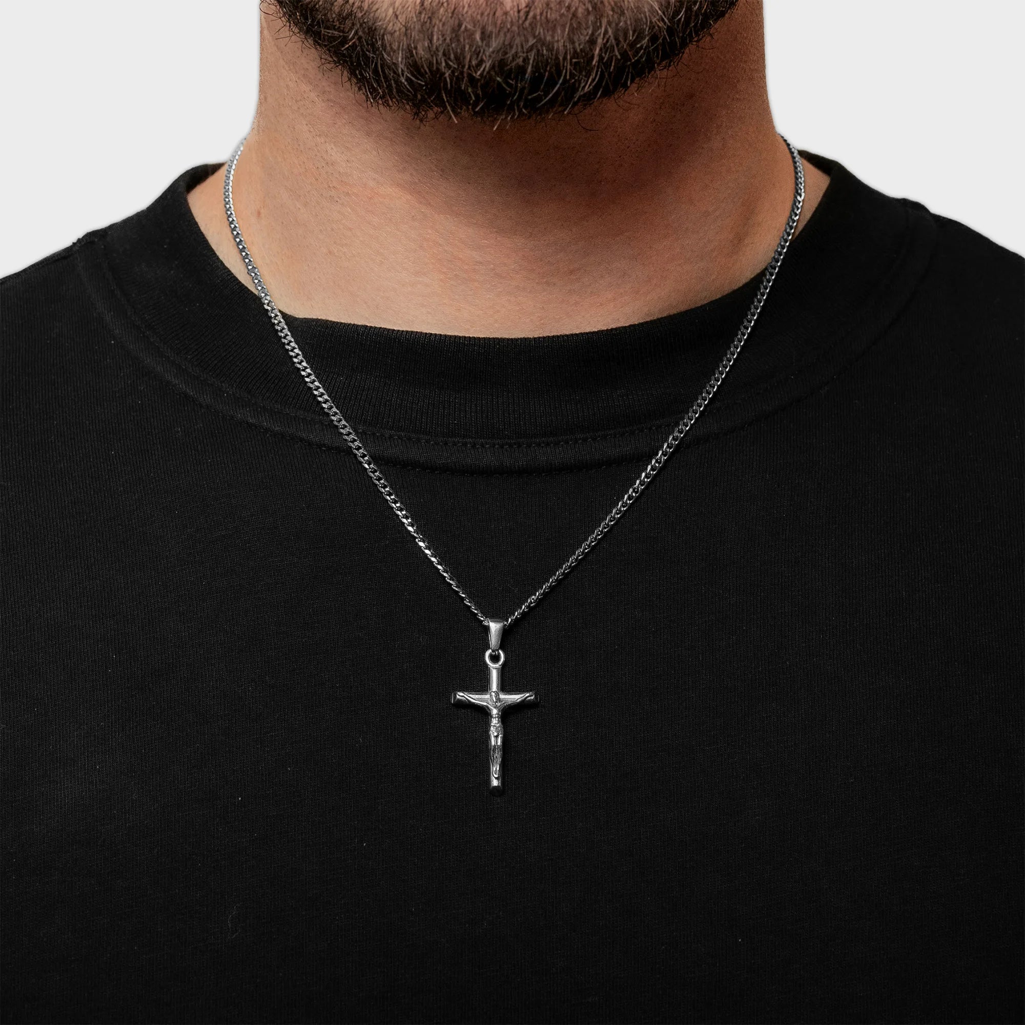 PANDANTIV - CRUCIFIX (ARGINTIU)