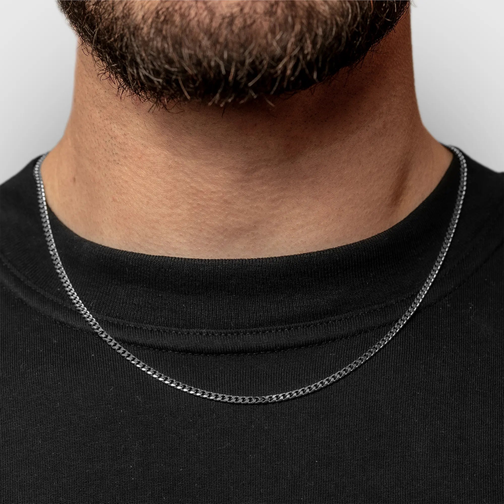 CUBAN CHAIN - 2MM (SILVER)