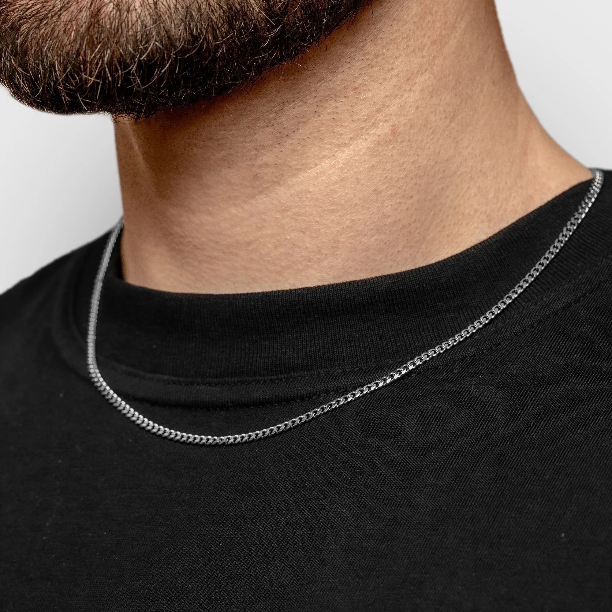 CUBAN CHAIN - 2MM (SILVER)