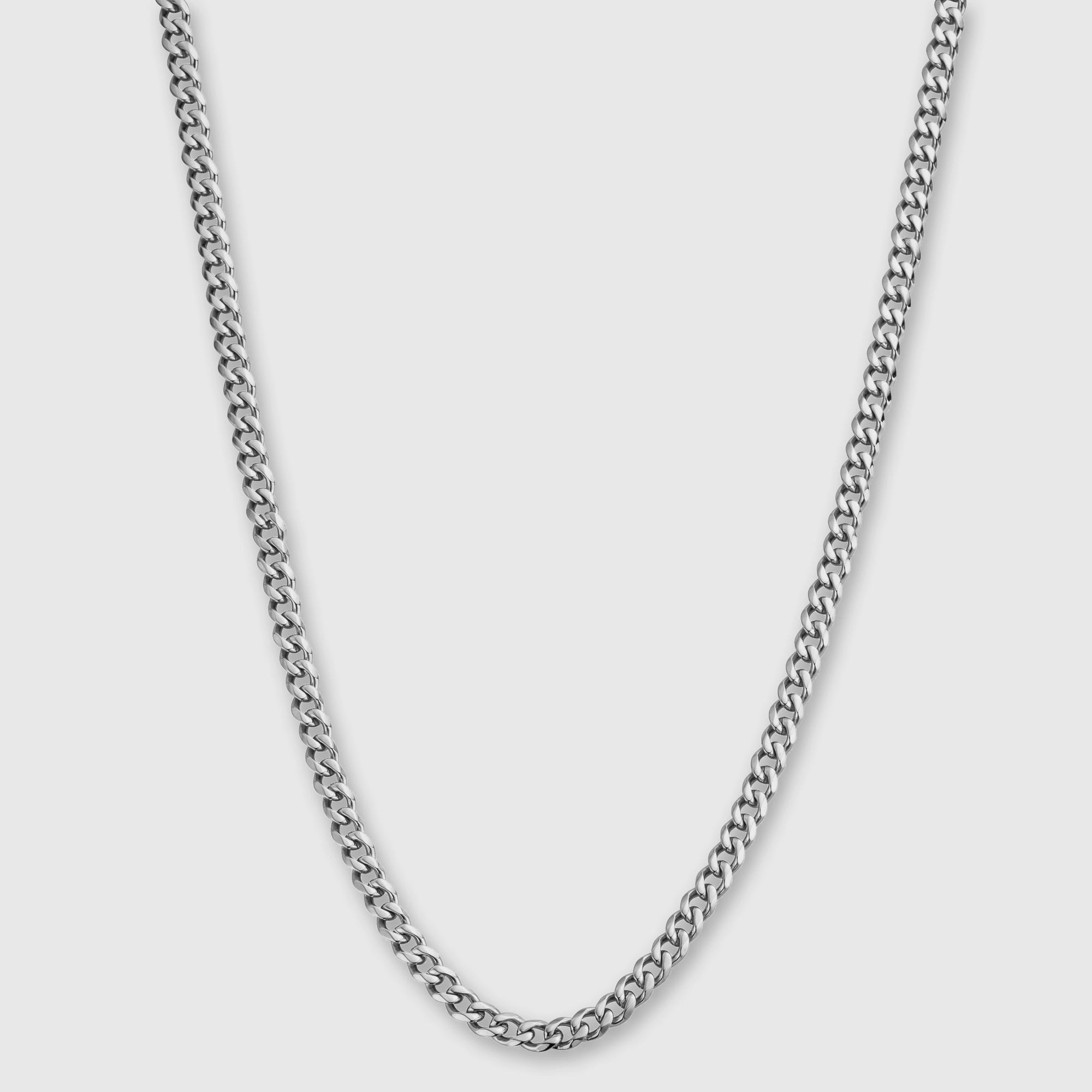 CUBAN CHAIN - 4MM (SILVER)