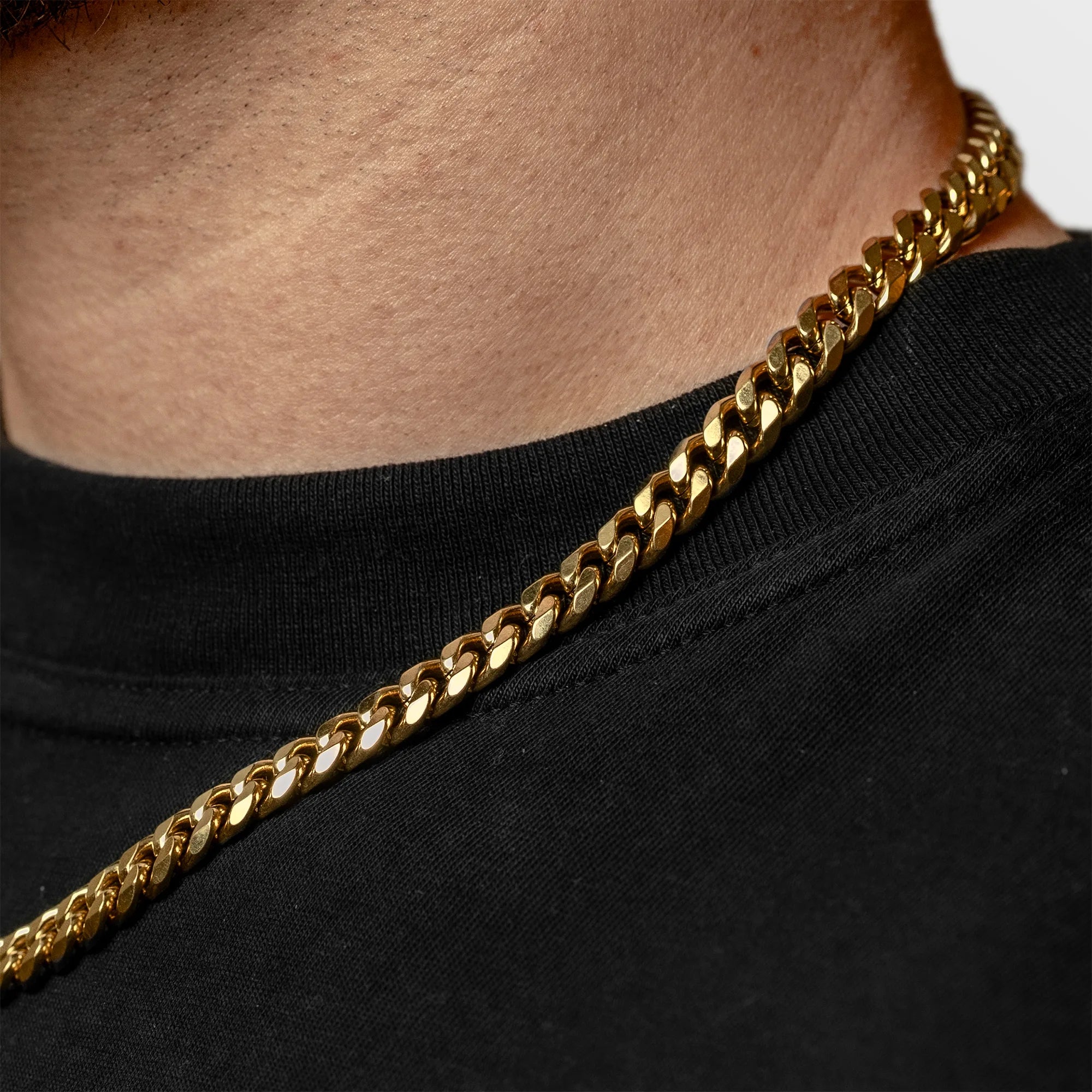 COLIER - CUBAN CHAIN (8MM, AURIU)