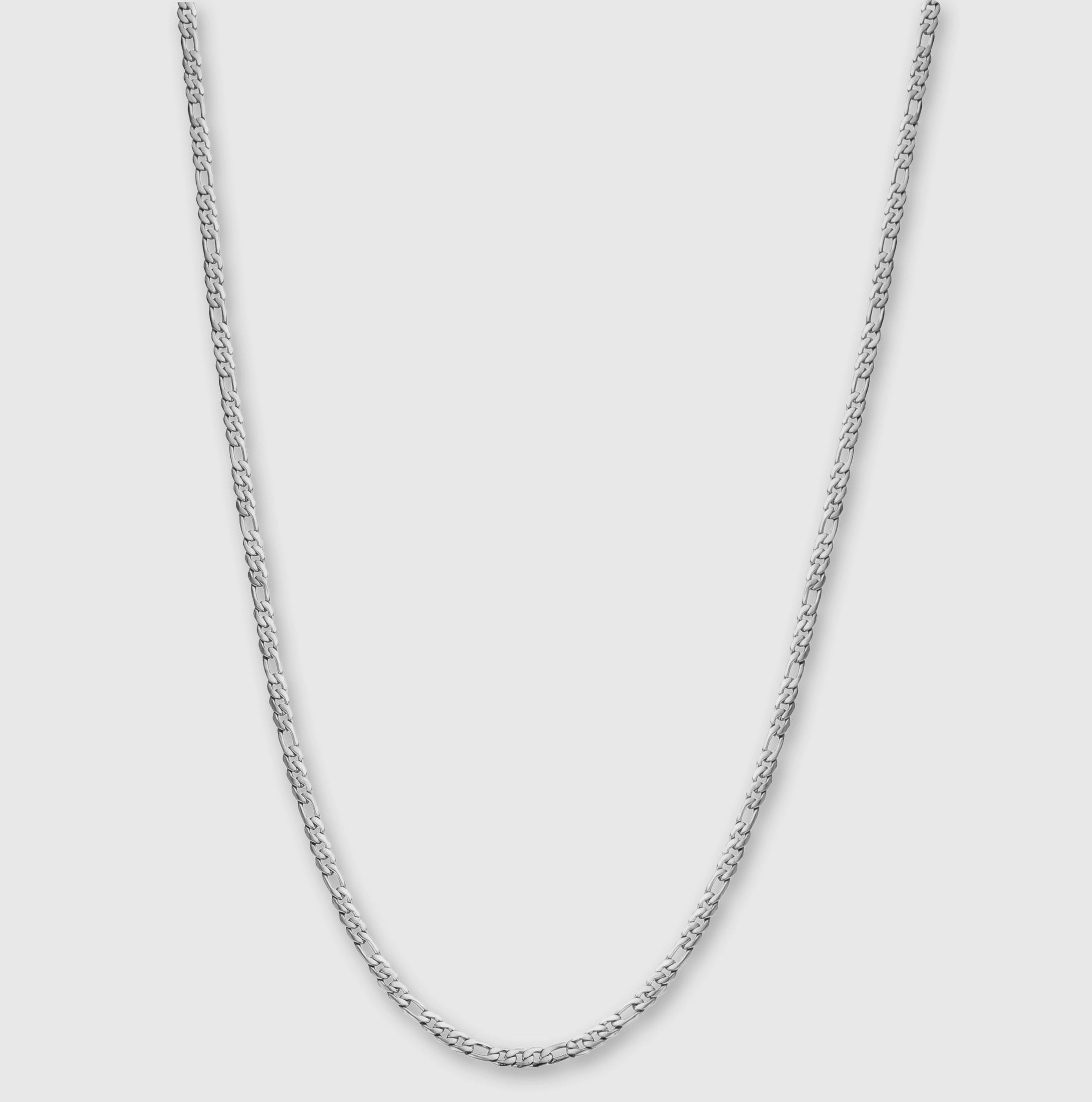 FIGARO CHAIN - 3MM (SILVER)