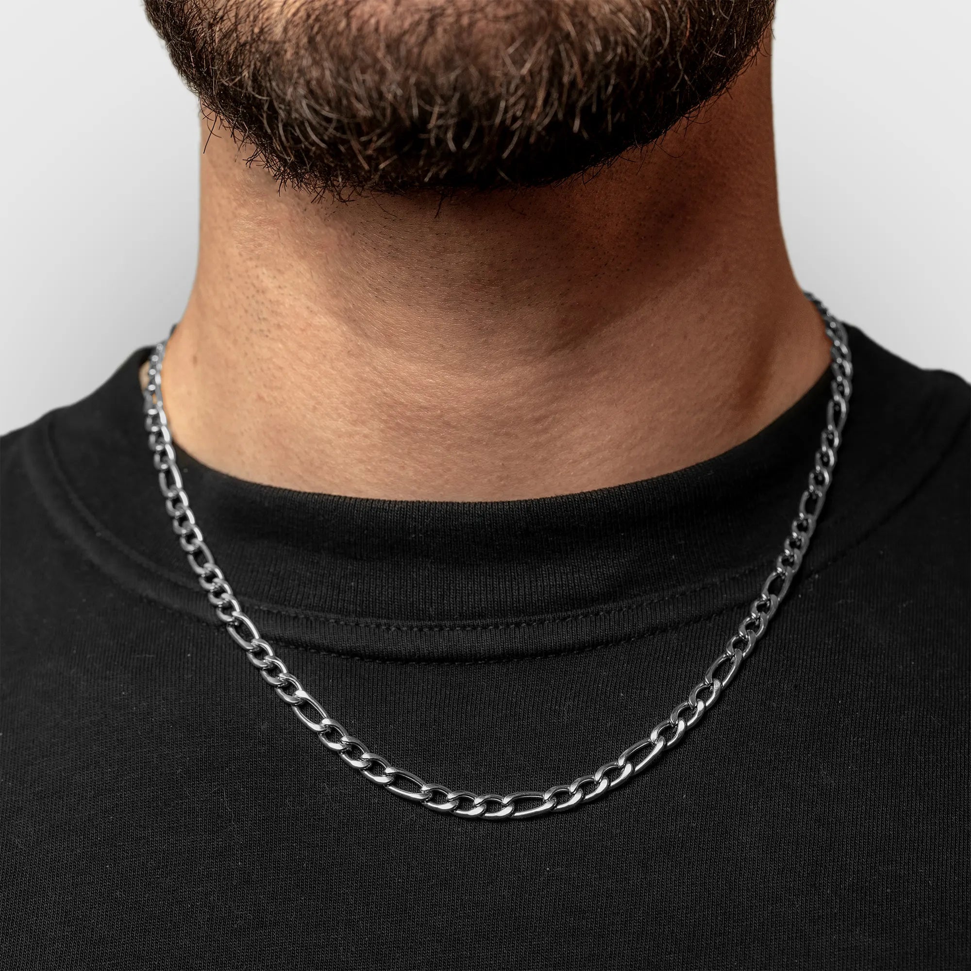FIGARO CHAIN - 5MM (SILVER)