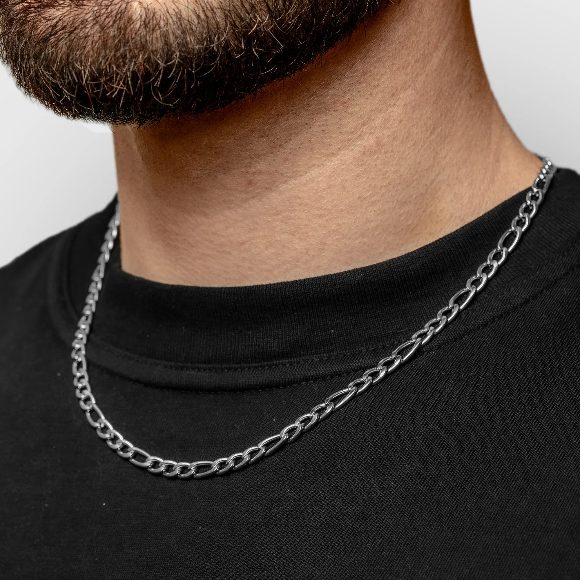FIGARO CHAIN - 5MM (SILVER)