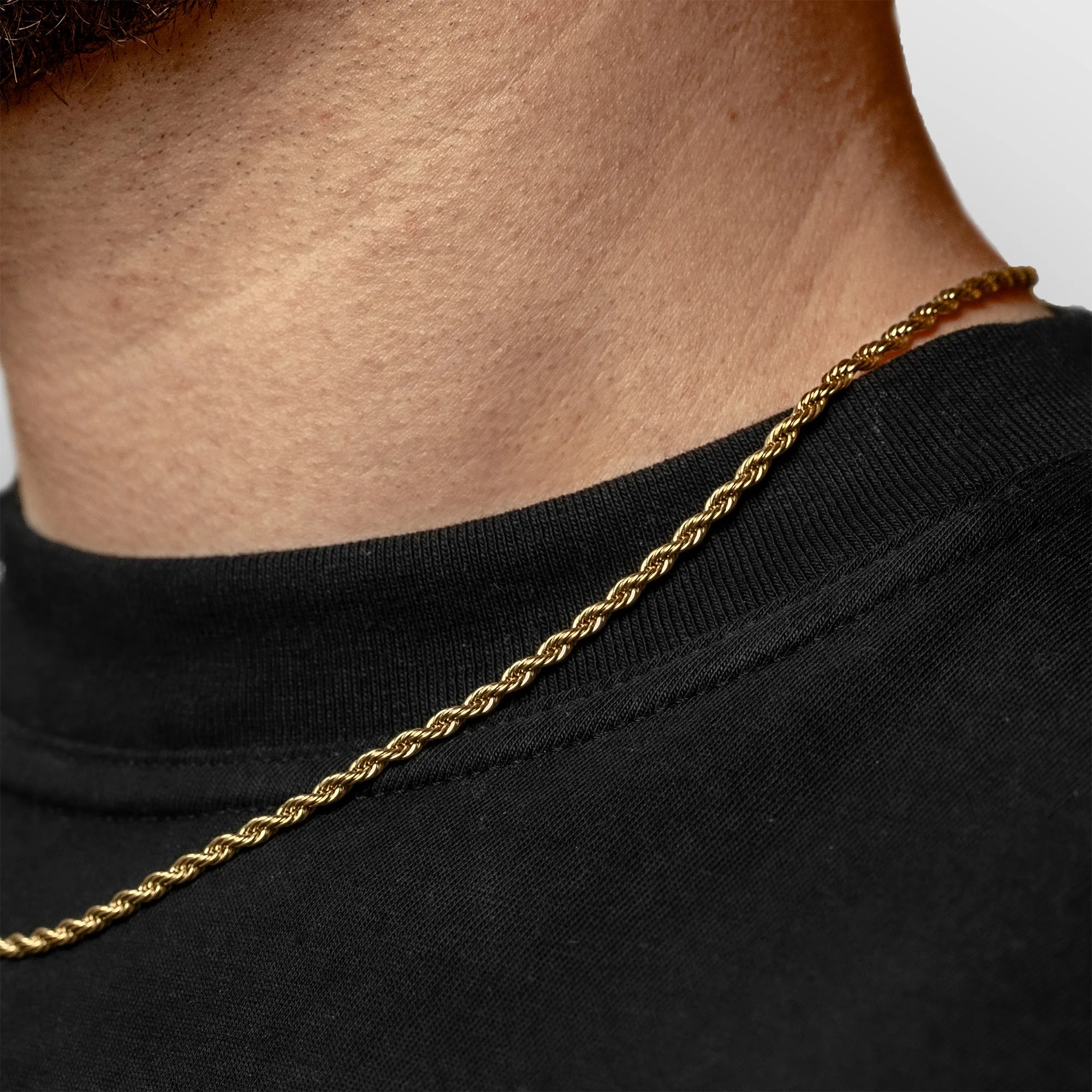 COLIER - ROPE CHAIN (3MM, AURIU)