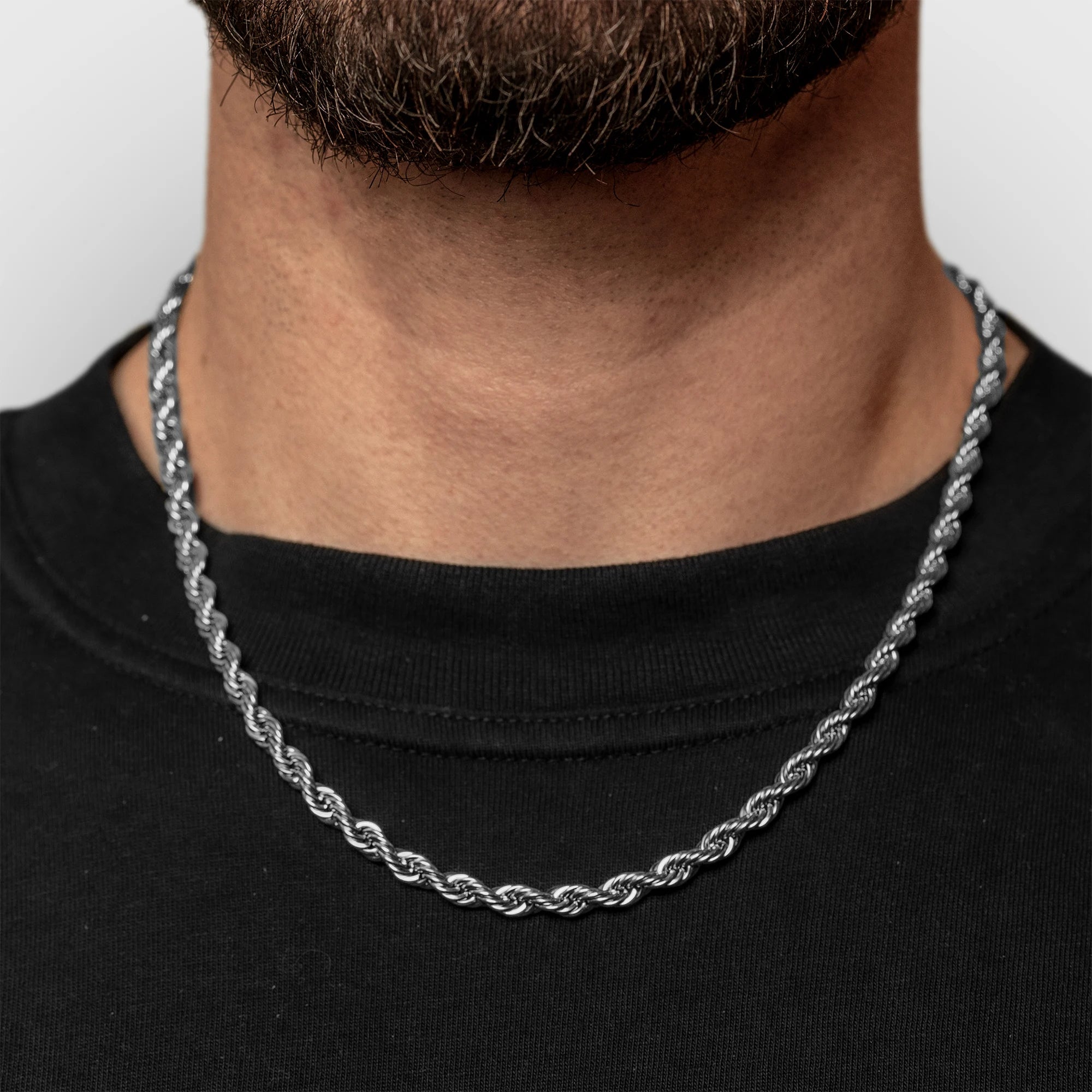 ROPE CHAIN - 5MM (SILVER)