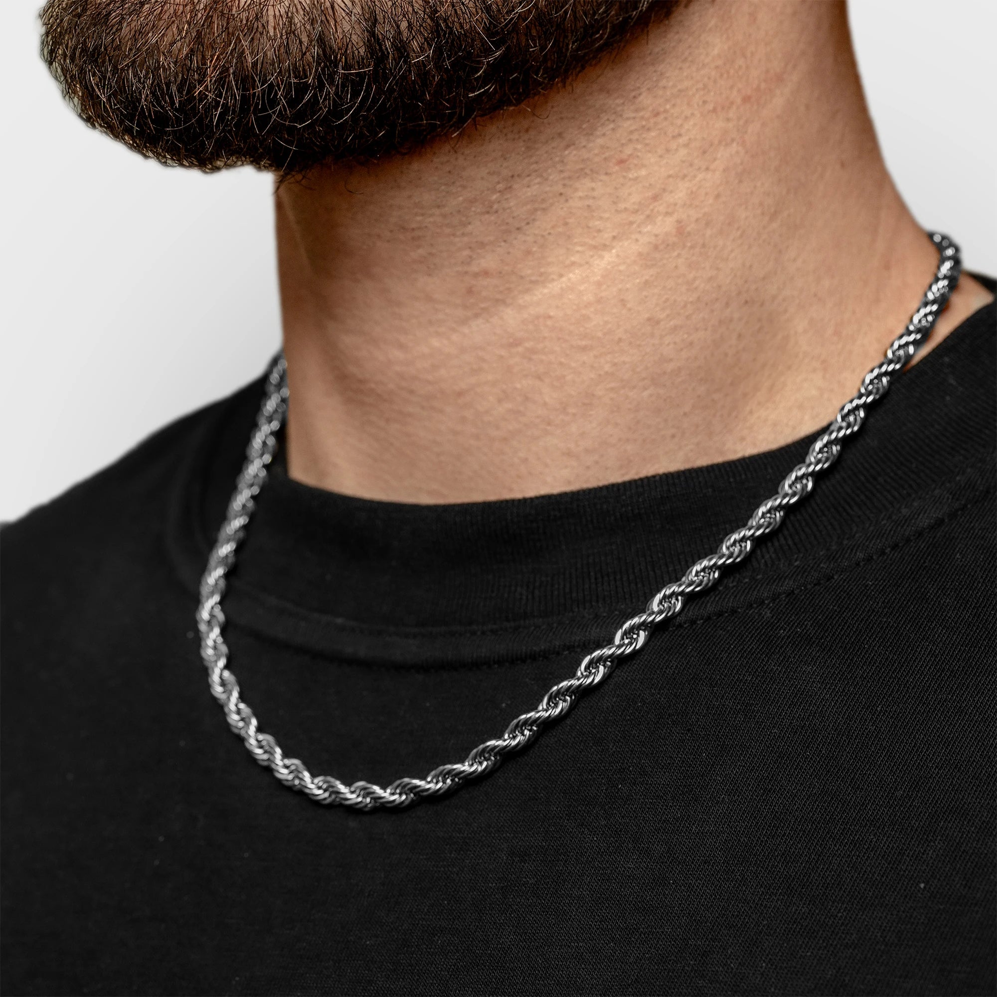 ROPE CHAIN - 5MM (SILVER)