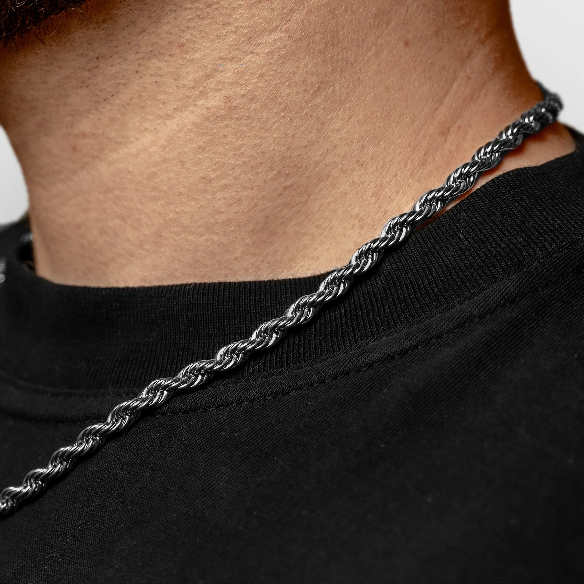 ROPE CHAIN - 5MM (SILVER)