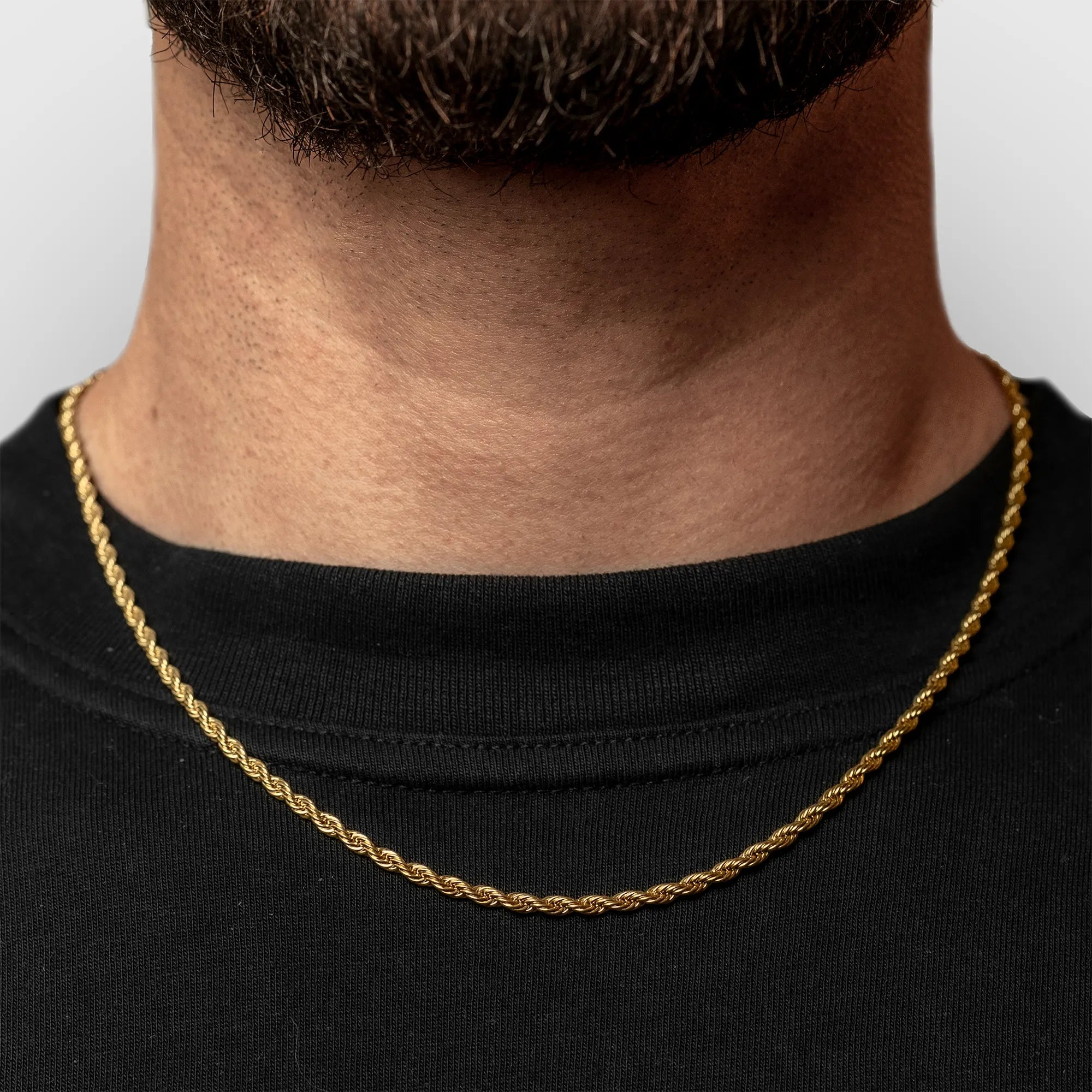 COLIER - ROPE CHAIN (3MM, AURIU)