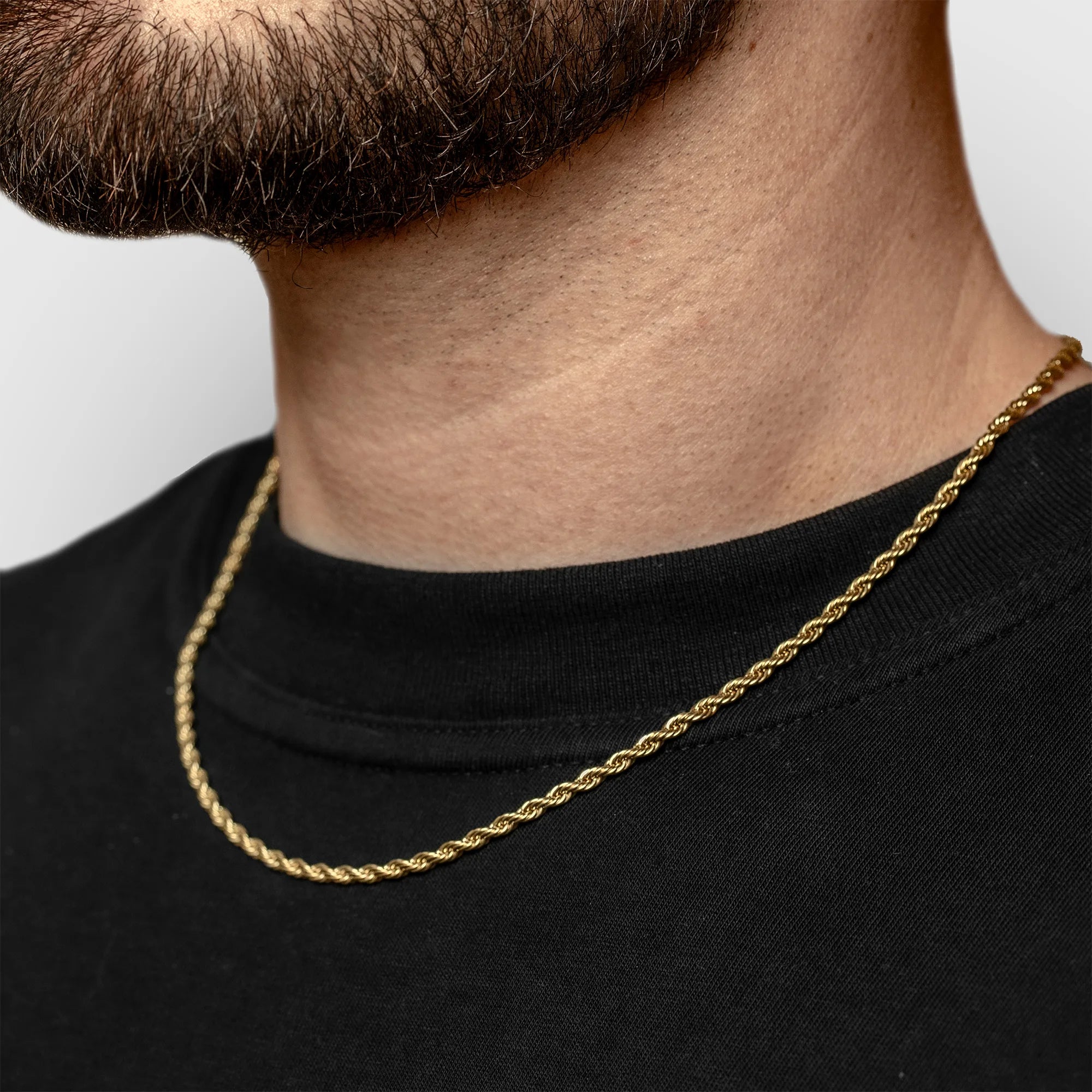 COLIER - ROPE CHAIN (3MM, AURIU)