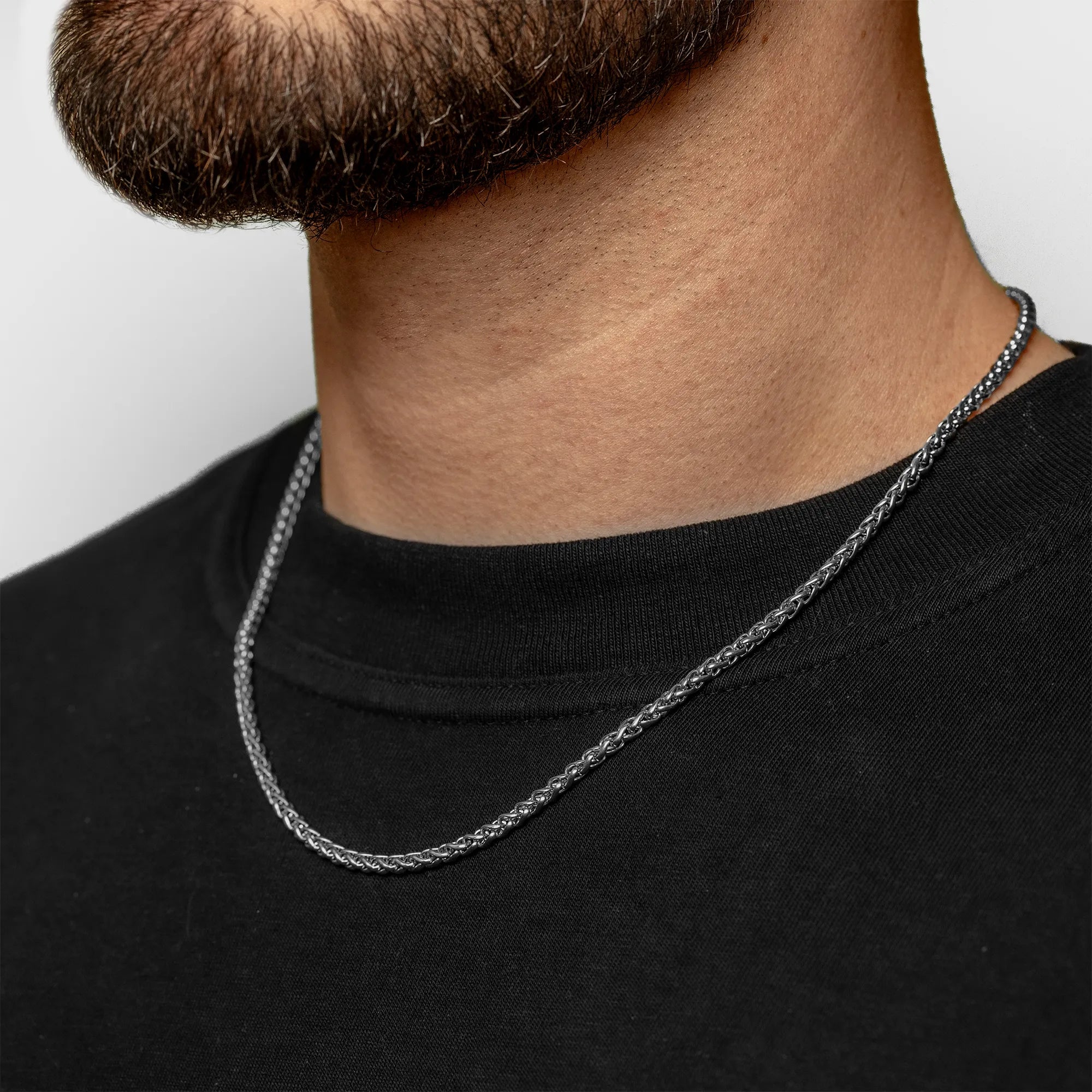 WHEAT CHAIN - 3MM (SILVER)