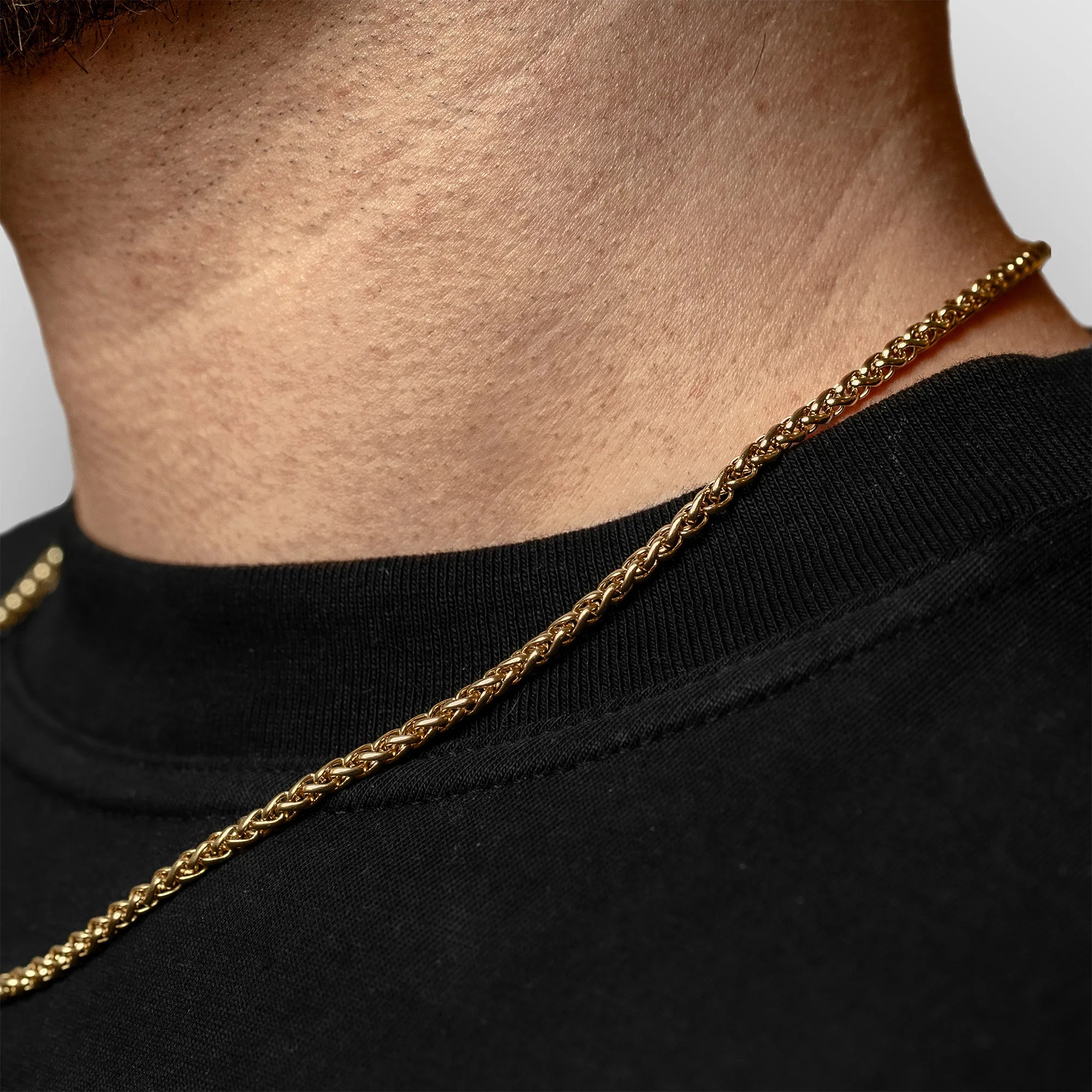 WHEAT CHAIN - 3MM (GOLD)