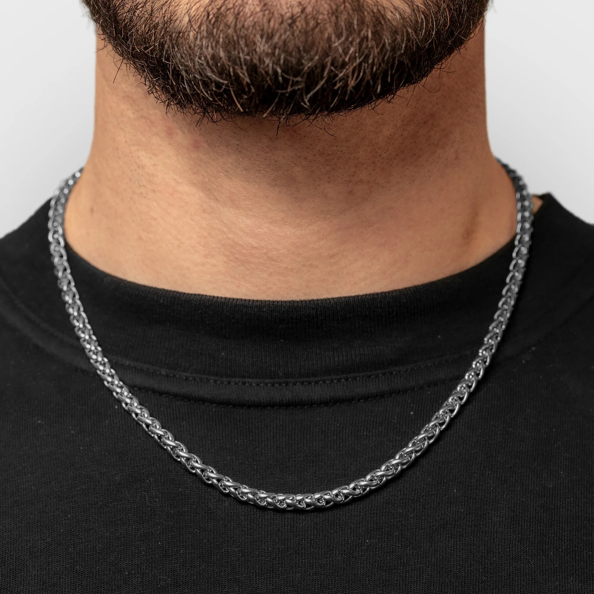 WHEAT CHAIN - 5MM (SILVER)