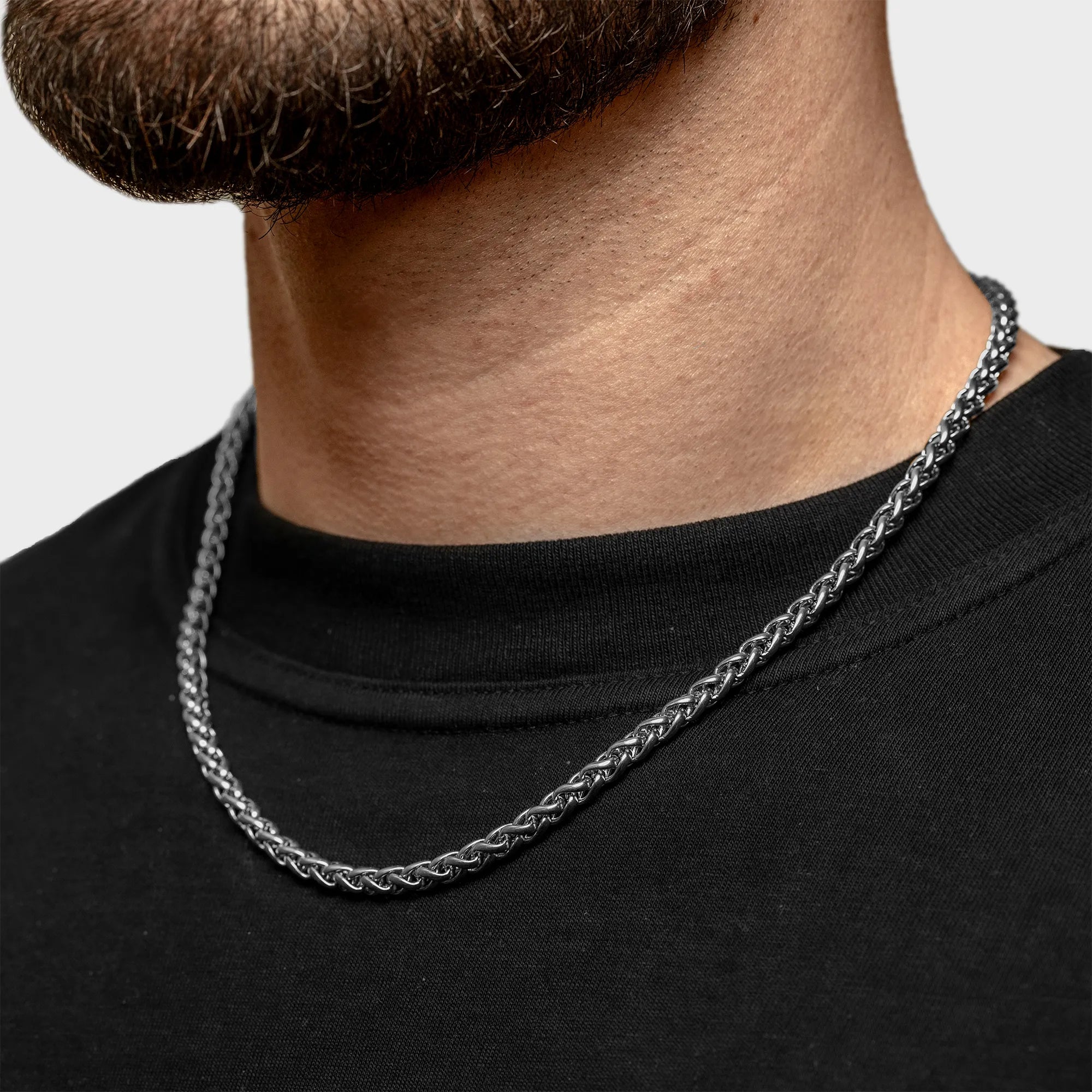 WHEAT CHAIN - 5MM (SILVER)