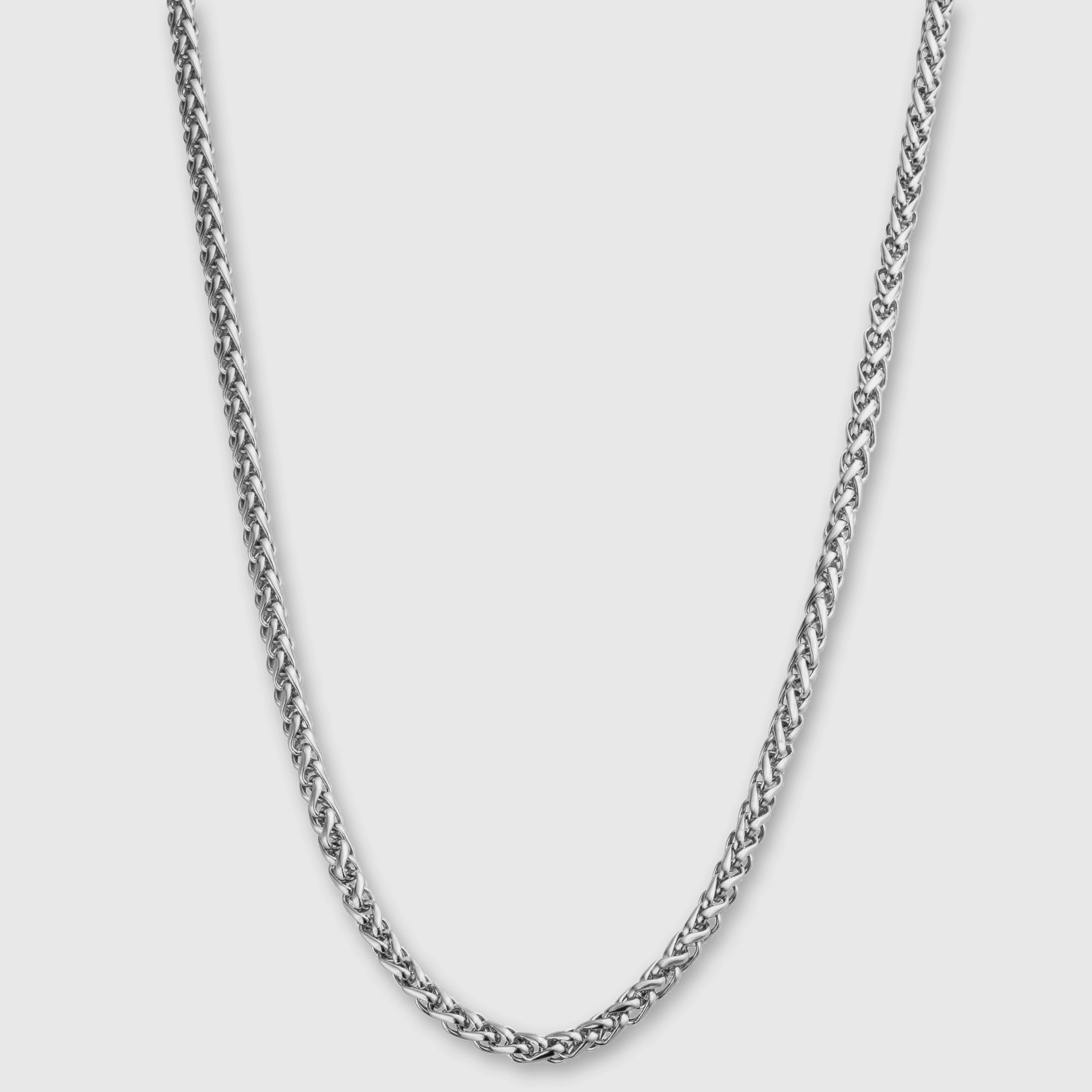 WHEAT CHAIN - 5MM (SILVER)