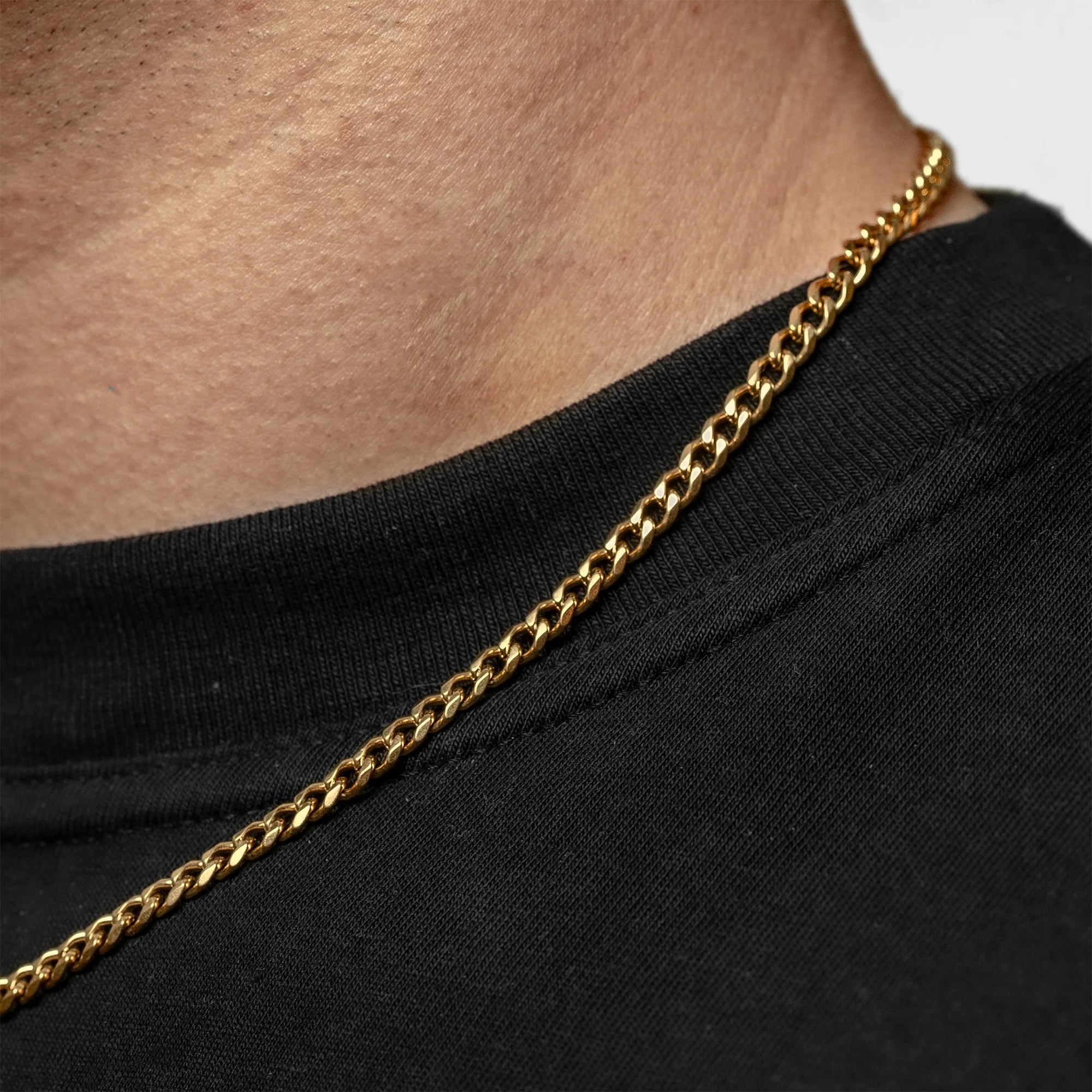 COLIER - CUBAN CHAIN (4MM, AURIU)