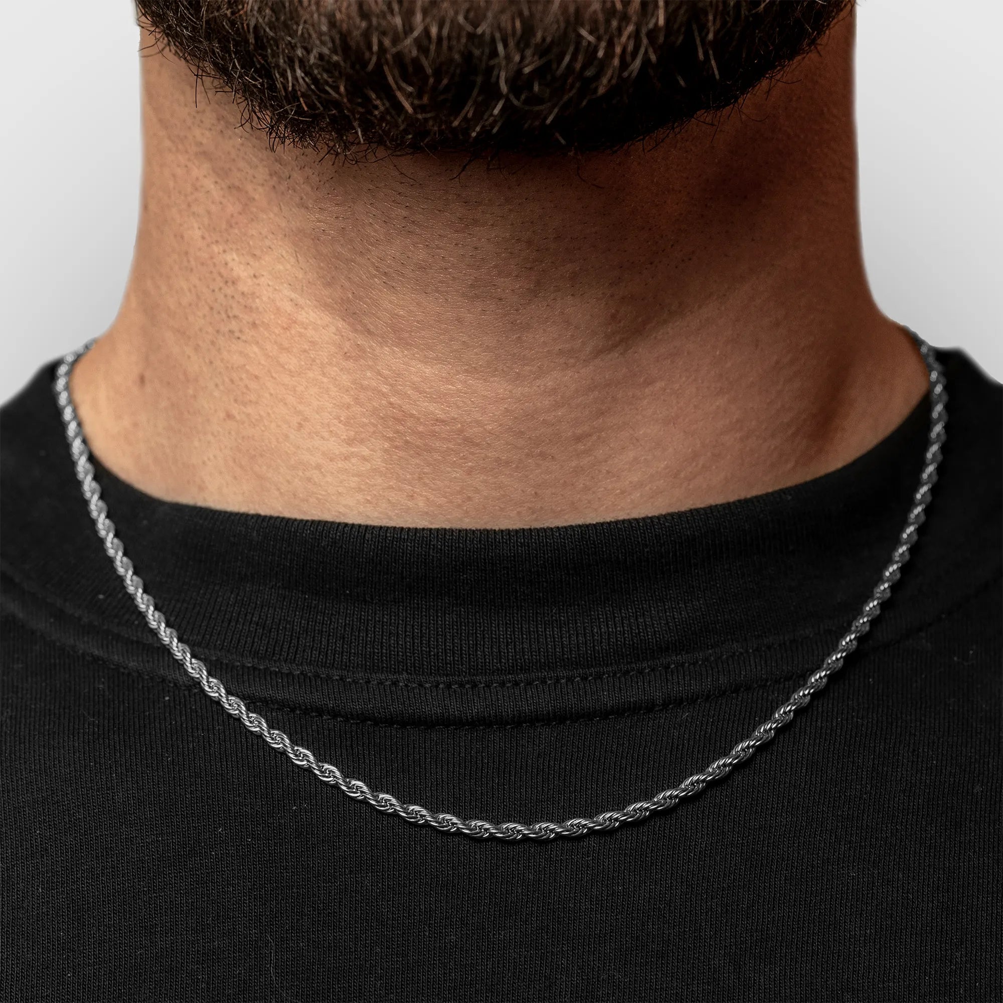 ROPE CHAIN - 3MM (SILVER)