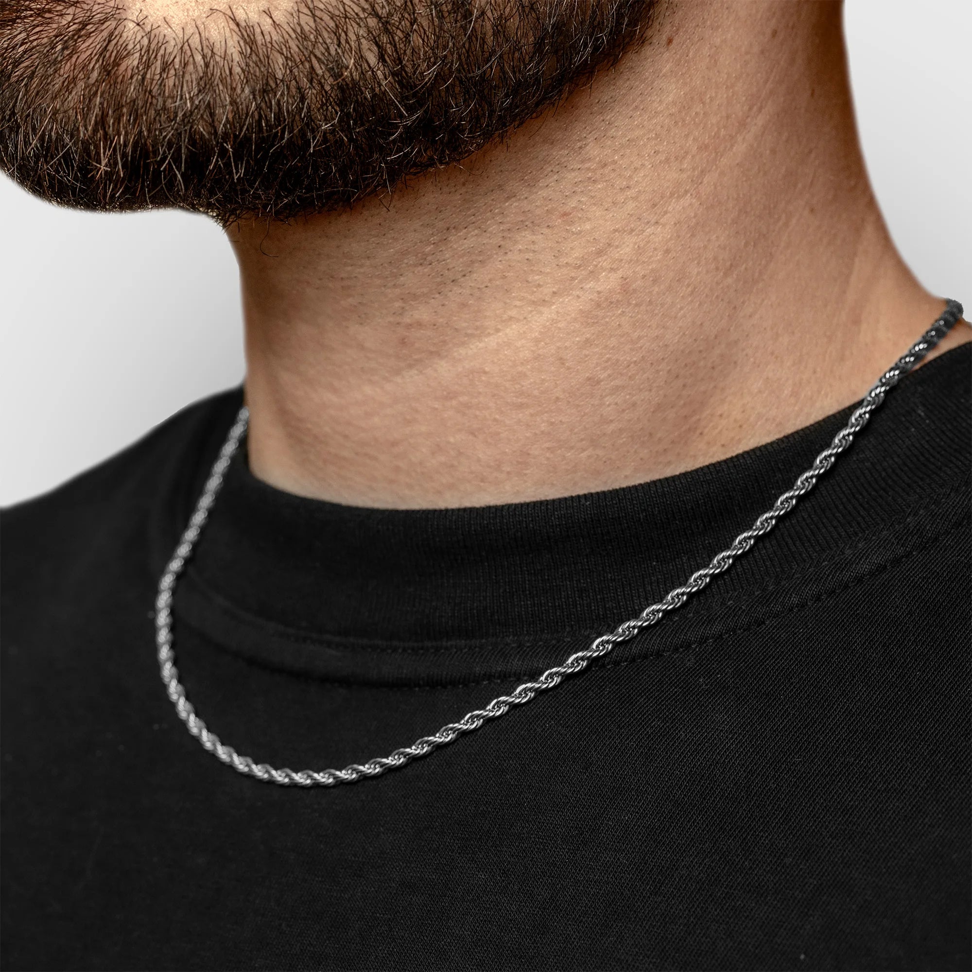 ROPE CHAIN - 3MM (SILVER)
